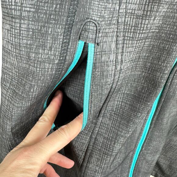 Halifax‎ Traders Gray Blue Hooded Full Zip Fleece Lined Softshell Jacket Size S - Picture 3 of 10